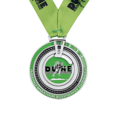 comprare Precisione-incisione di rivestimento tutte le medaglie di maratona con disegno personalizzato fabbricazione online