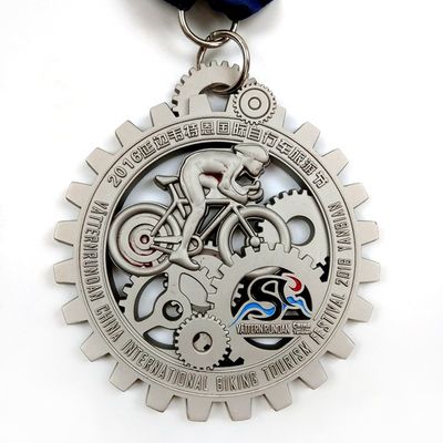 comprare Medaglie ciclistiche personalizzate con rivestimento in nichel fabbricazione online