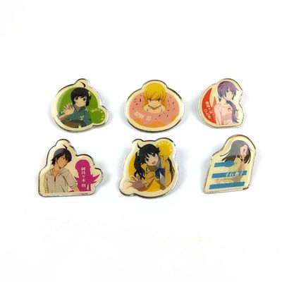 comprare Alti standard Offset stampato cartone animato lapel Pins ODM / OEM per l'evento fabbricazione online