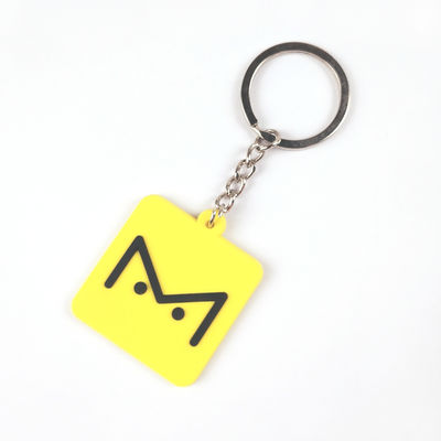comprare Personalizza la chiaviera in PVC di gomma Anelli per chiavi in metallo in lega di zinco Taglie per chiavi moda fabbricazione online