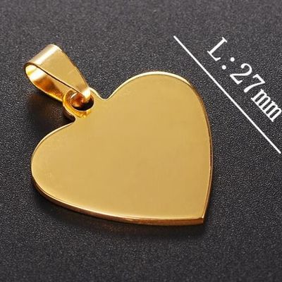 comprare Etichette di nome per animali da compagnia in acciaio inossidabile in forma di cuore di pesca Etichette personalizzate per cani fabbricazione online