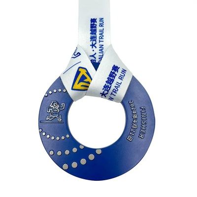 comprare Medaglia toroidale su misura Trail Run Premio in incisione fabbricazione online