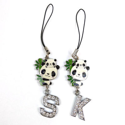 comprare Panda Element Custom Couple Key Chains Couple Key Ring Cartone animato fabbricazione online