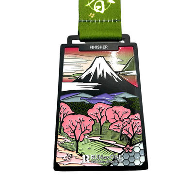 comprare Asia Virtual Run Series Races Award Medaglia di smalto morbido Personalizzazione fabbricazione online