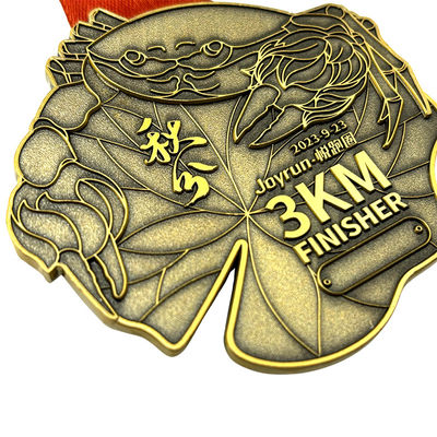 comprare 3KM Finisher Soft Enamel Medal Souvenir Award / Medaglie per Halloween Award fabbricazione online