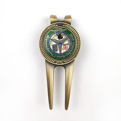 comprare Forchetta da golf professionale Dispositivi di divot personalizzati Promozione Club di golf Regali d'arte fabbricazione online