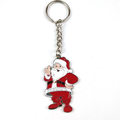 comprare Portachiavi promozionali di Natale... Portachiavi di smalto morbidi di Babbo Natale. fabbricazione online