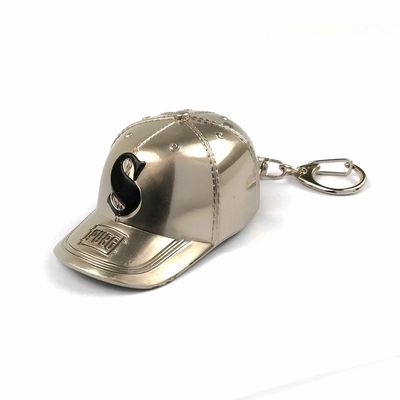 comprare Disegno del logo del cappuccio a colori metallici singoli personalizzato per cerchio di chiavi rotondo forma rotonda fabbricazione online
