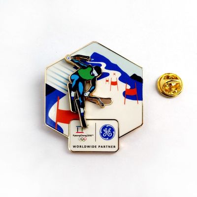 comprare Stampa UV Spinning Pin Badge con finitura lucida Artigianato esperto e design personalizzabile fabbricazione online