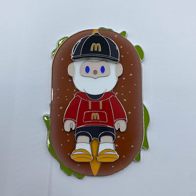 comprare Magnetic McDonald Parts Badge divertente e interattivo da collezione fabbricazione online