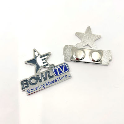 comprare 10 Grams Soft Enamel Bowling TV Badge Celebrate Your Passion for Bowling fabbricazione online