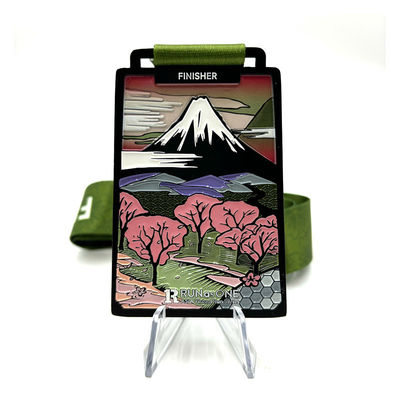 Asia Virtual Run Series Races Award Medaglia di smalto morbido Personalizzazione